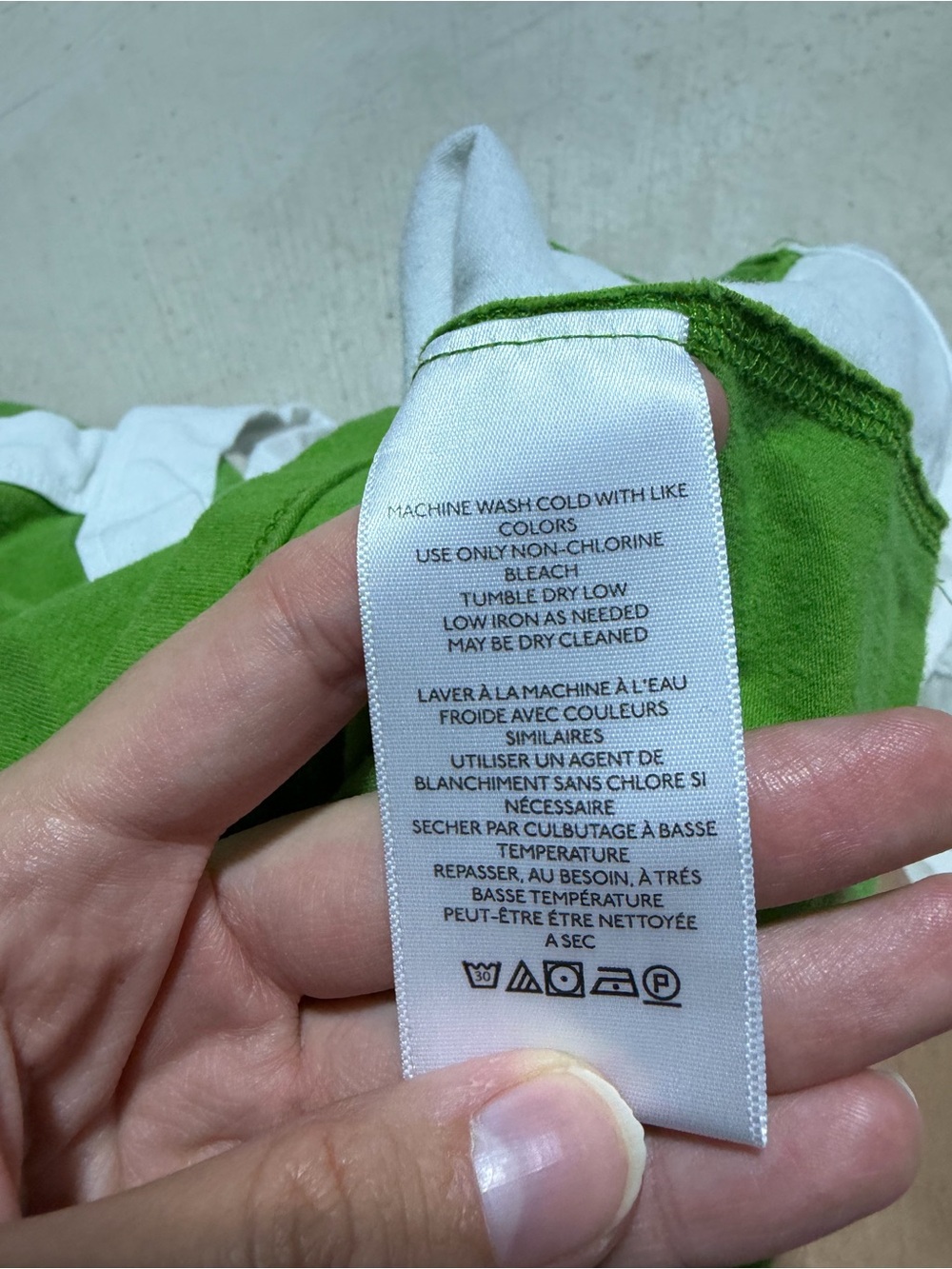 Pilcro Green & White Tank Top small - Picture 8 of 9